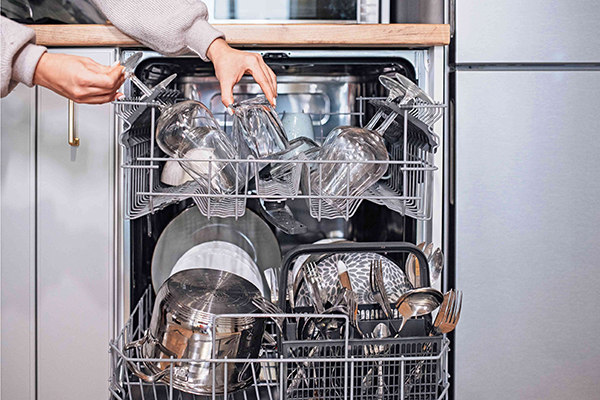 جاگذاری اشتباه ظروف در ماشین ظرفشویی ال جی